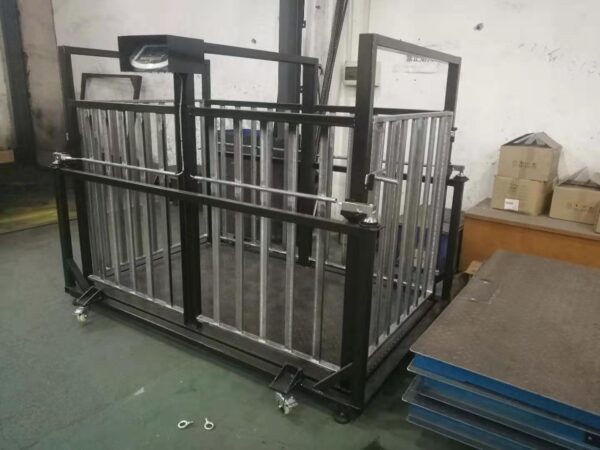 Veterinary weighing scales