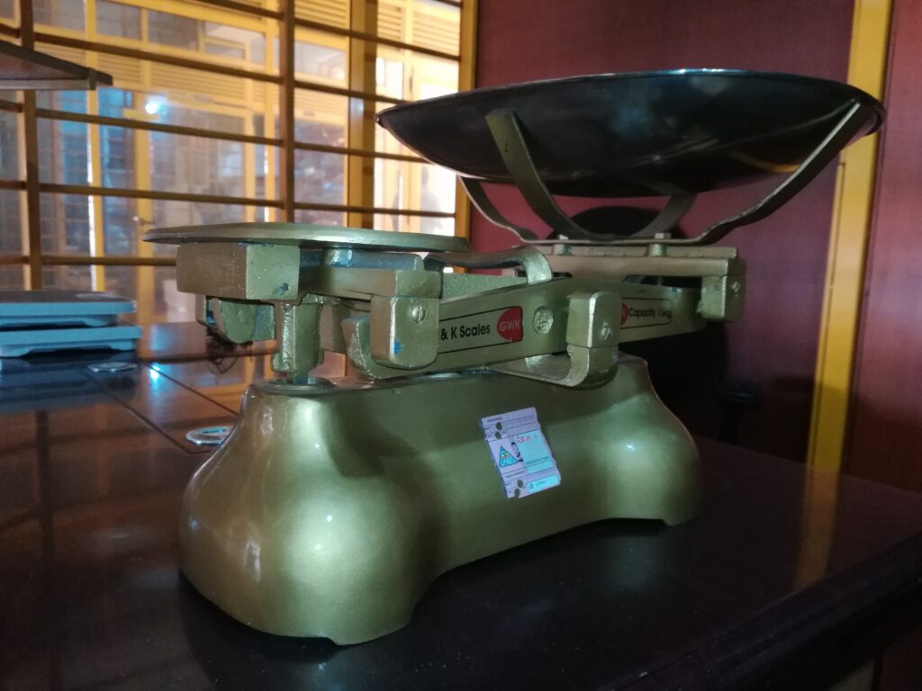 stainless steel counter