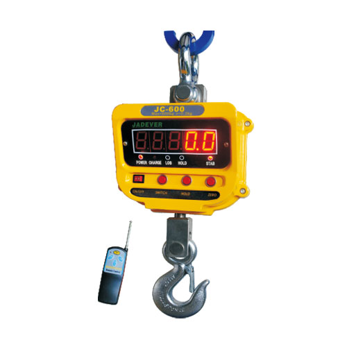 Efficient portable crane weighing