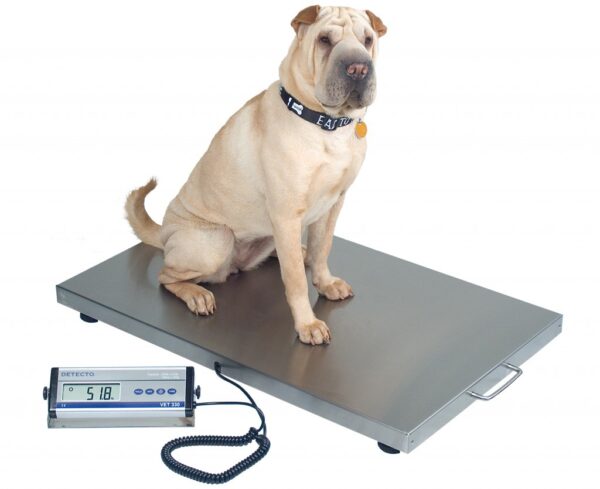 Veterinary weighing scales