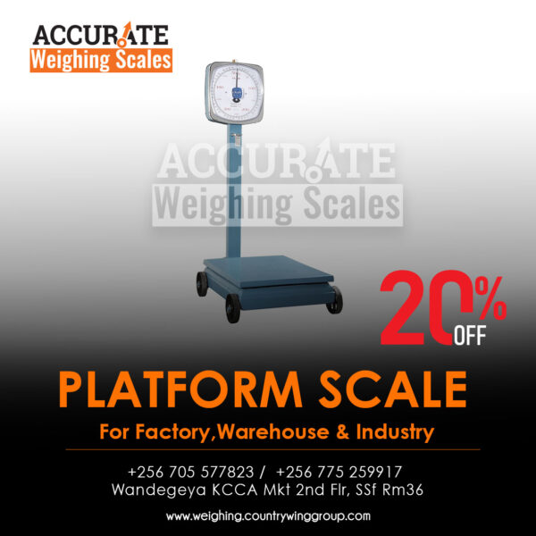 Dial platform weighing scale hot prices from importer Wandegeya