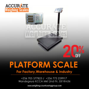 Platform weighing scale with LCD displays at suppliers with a discount
