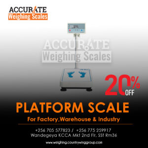 heavy duty floor weighing scales with a one-year warranty
