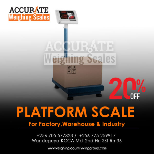 Reliable to use heavy duty floor platform weighing scales