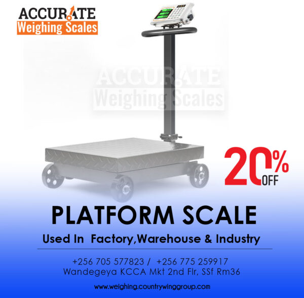 Get heavy duty Platform weighing scale that are not easily manipulated