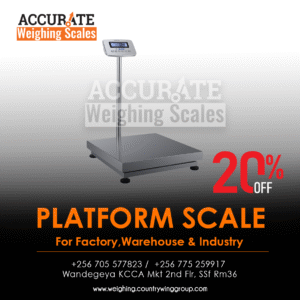 Purchase heavy duty Platform weighing scale with a valid UNBS stamp and a sticker