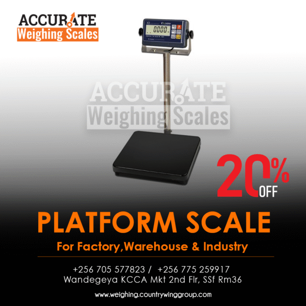 Certified shop for user-friendly platform weighing scales at suppliers Wandegeya