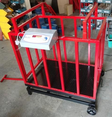 Farm animal weighing scales