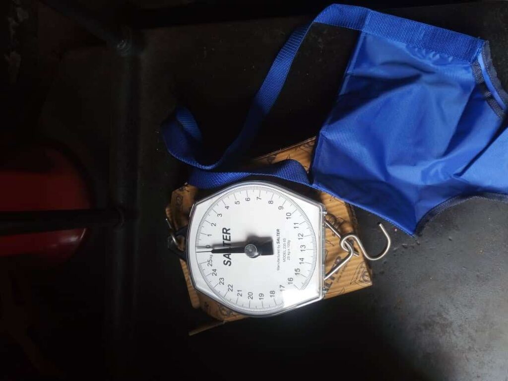 Baby weighing scales 100kg salter rotated