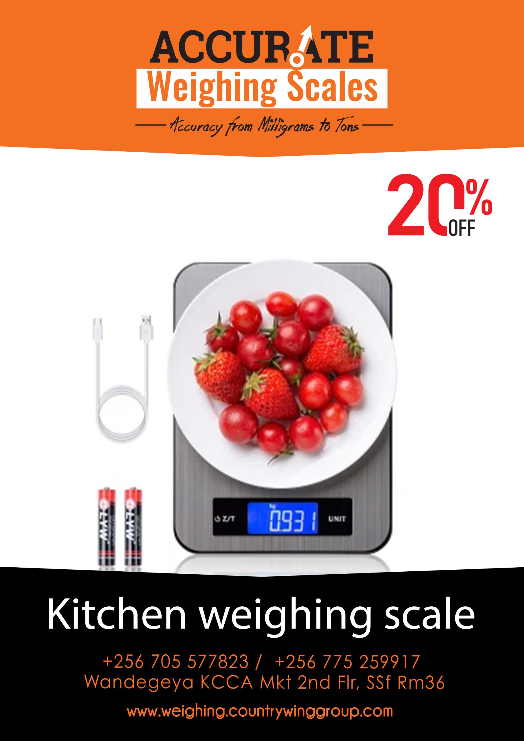 digital kitchen scale