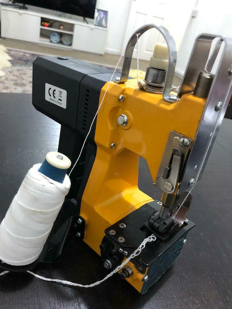 These machines often feature adjustable stitch length settings, allowing operators to customize the stitch length based on the specific requirements of the woven sacks