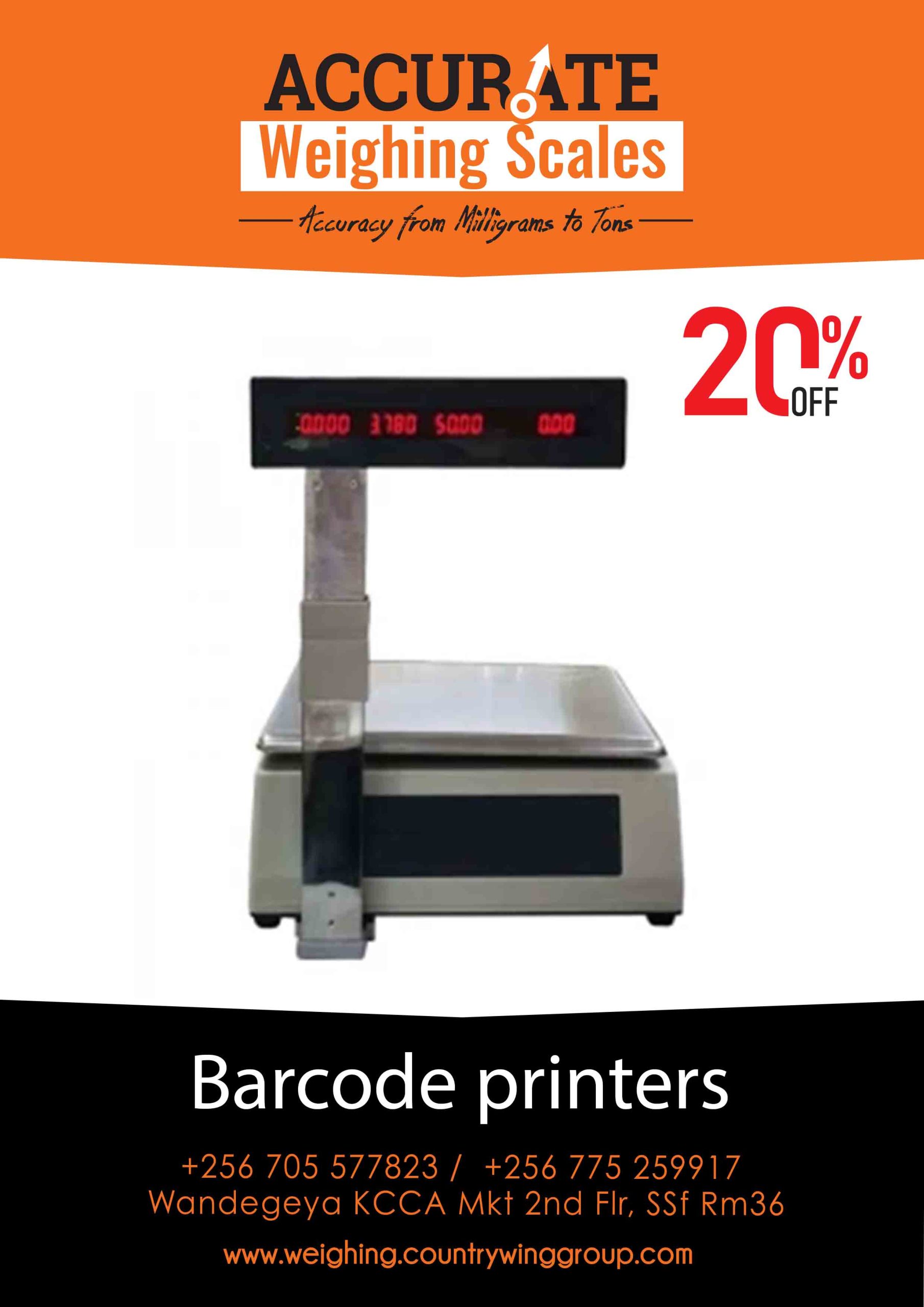 barcode printer scale 