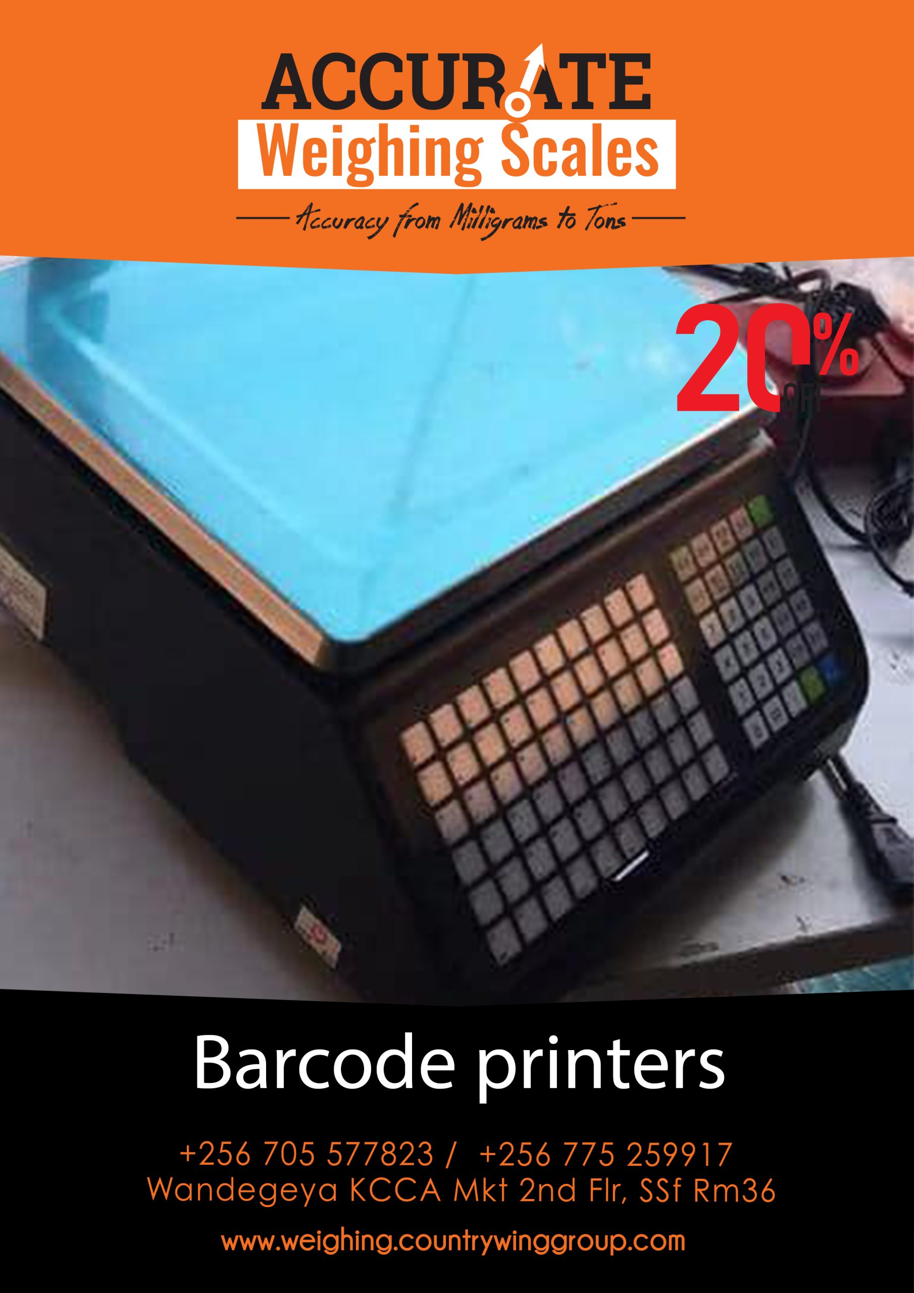 Barcode label printer Scale 