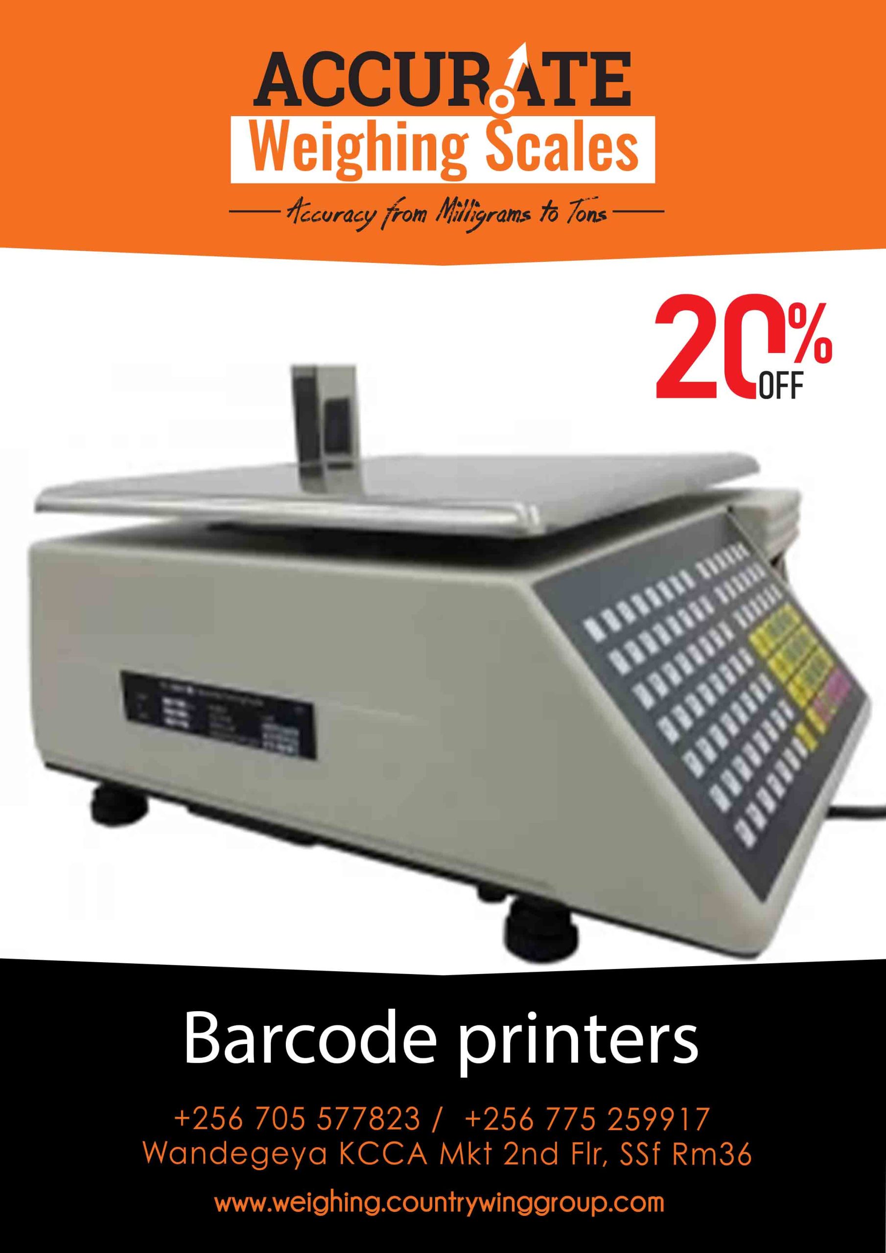 barcode printer scale 