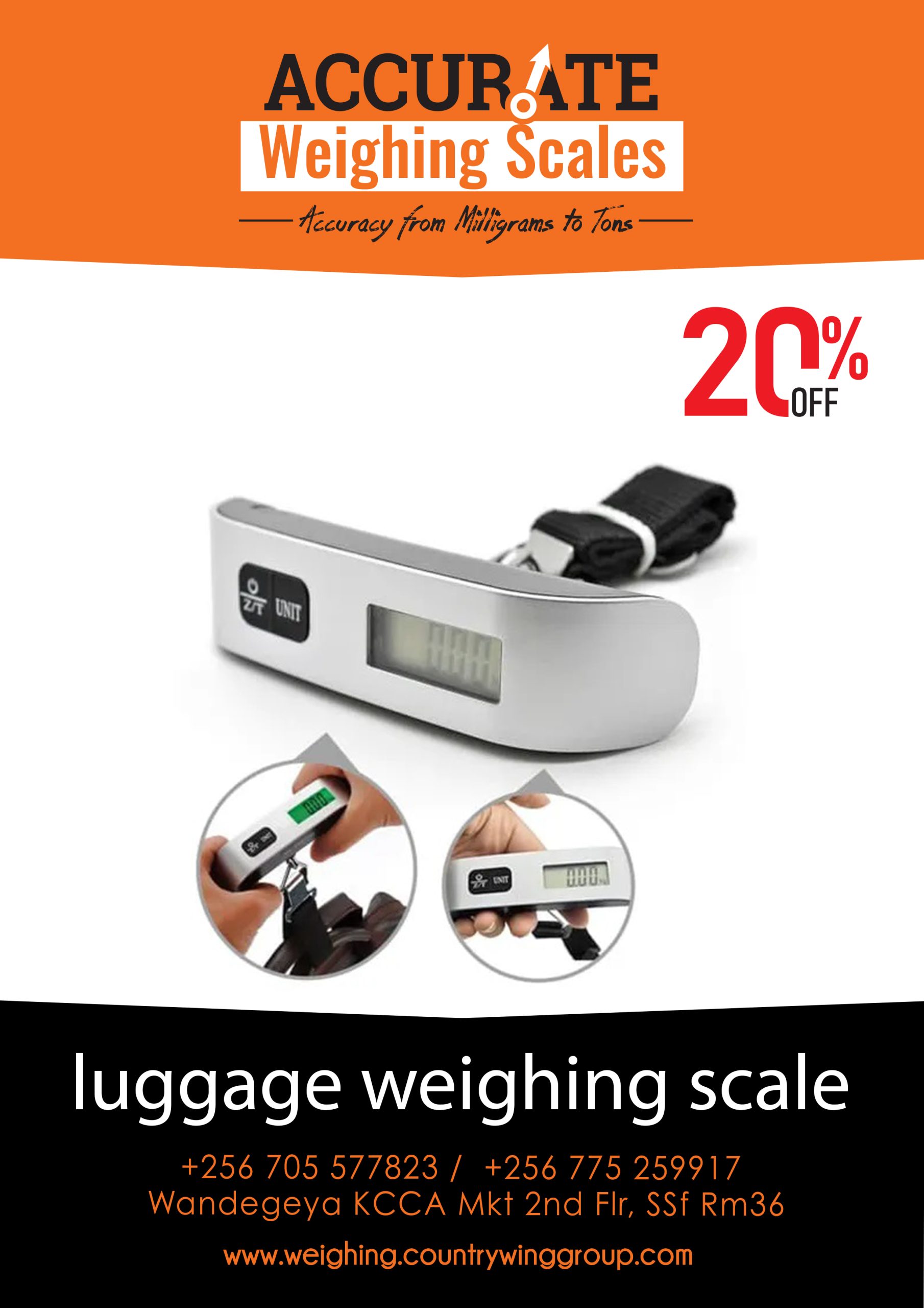 luggage weighing scale