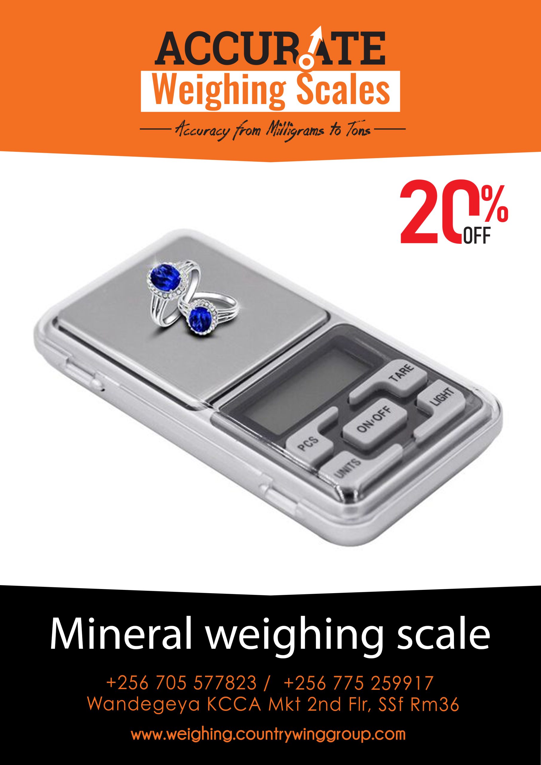 mineral weighing scale