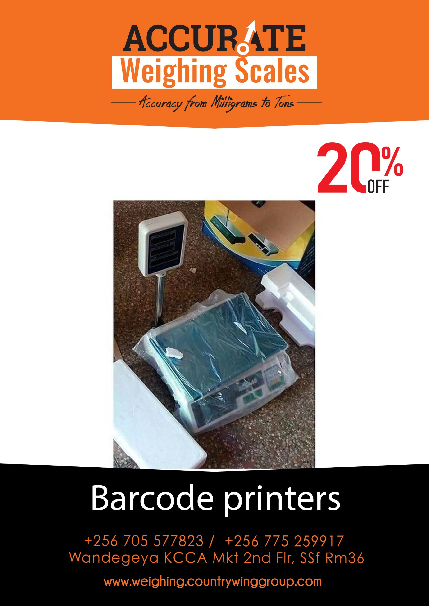 Barcode label printer Scale 