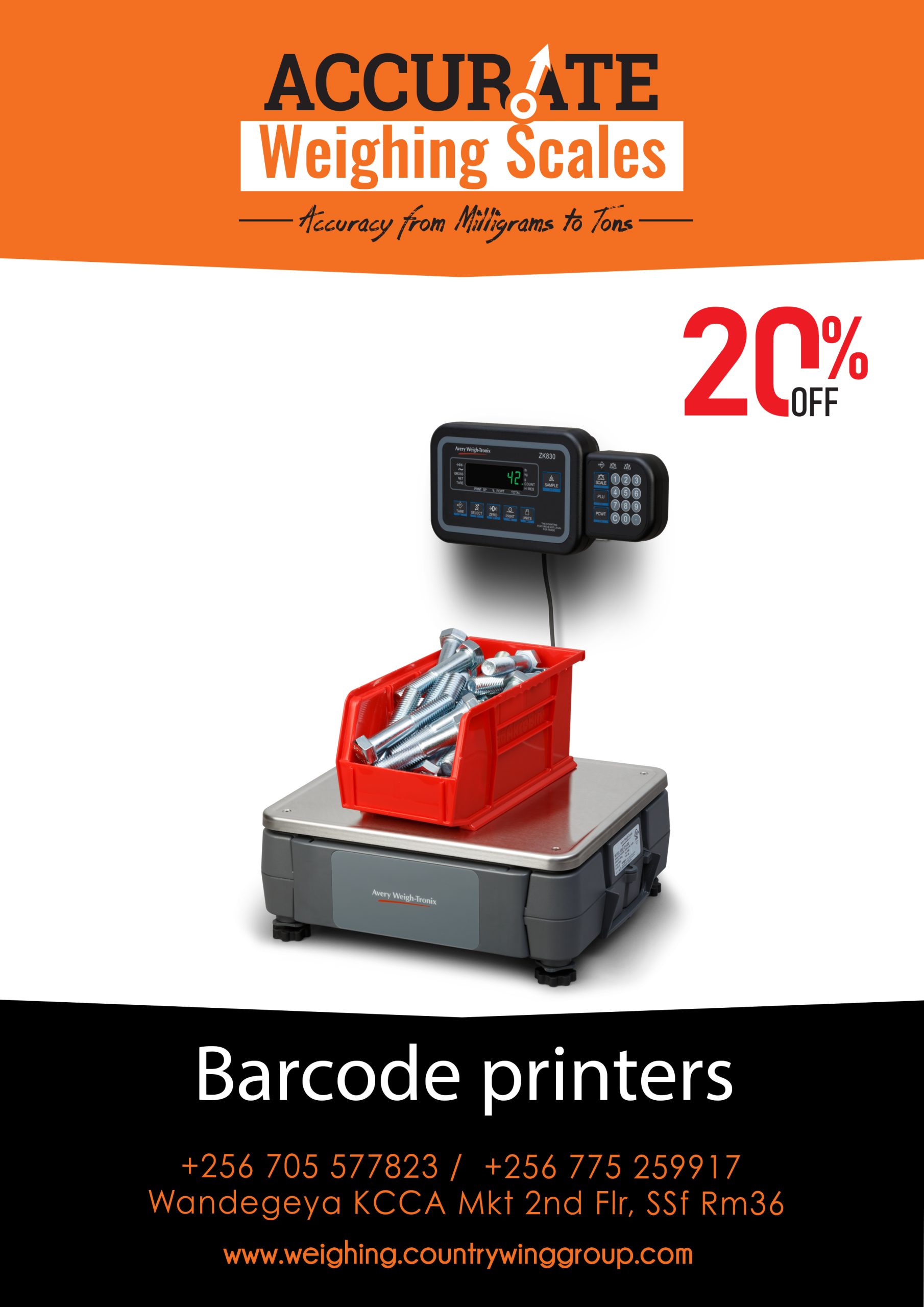 Barcode label printer Scale 