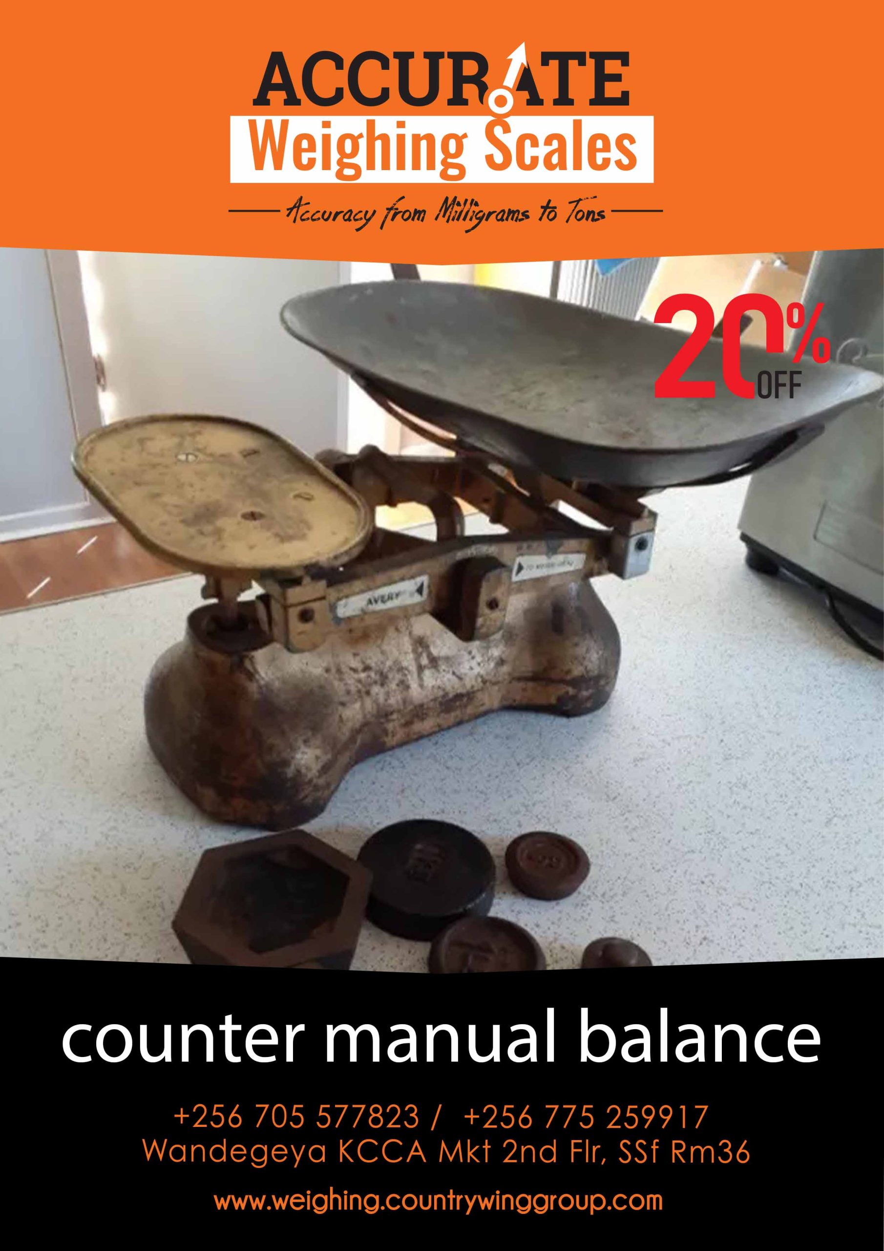 counter weighing scale 
