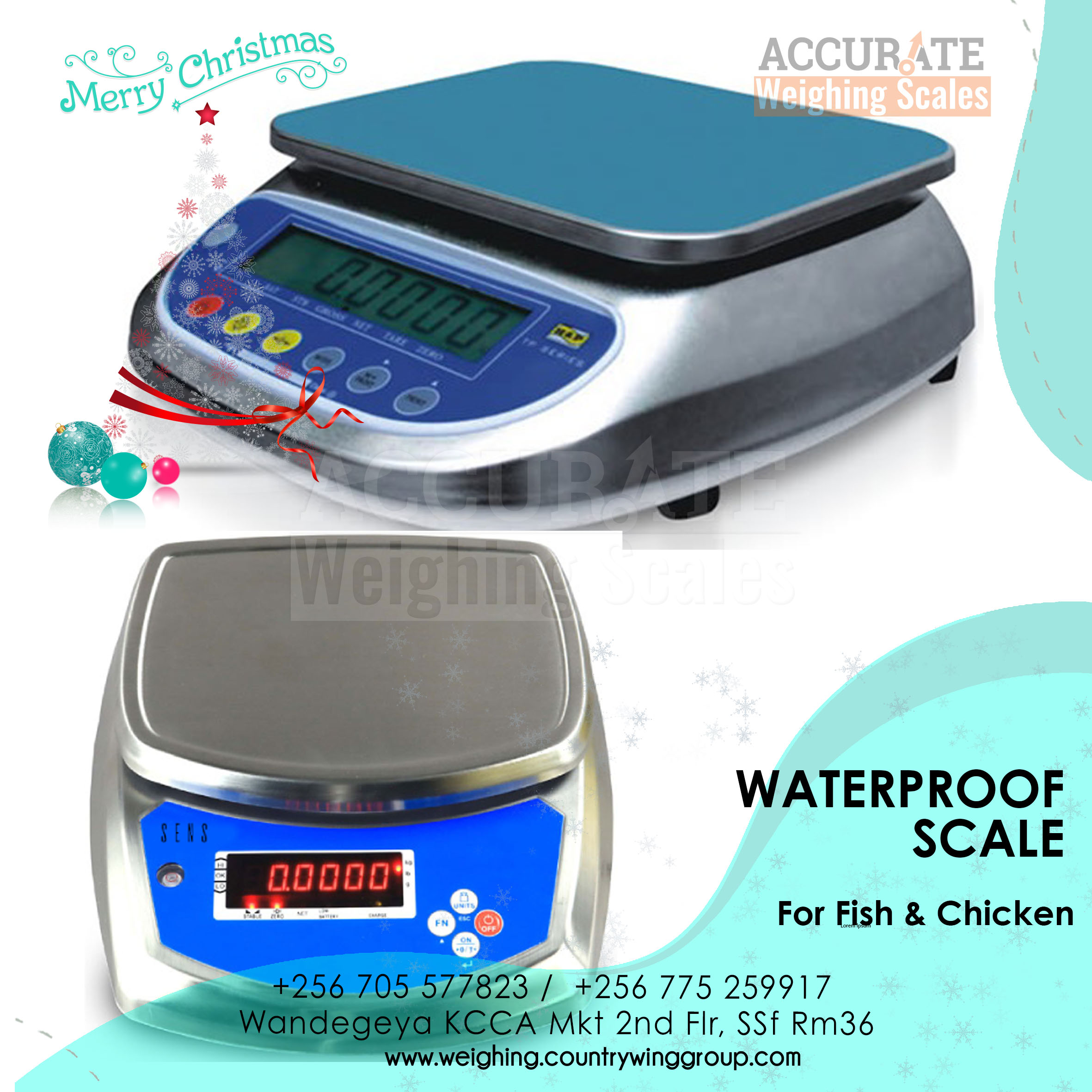 Waterproof scales 