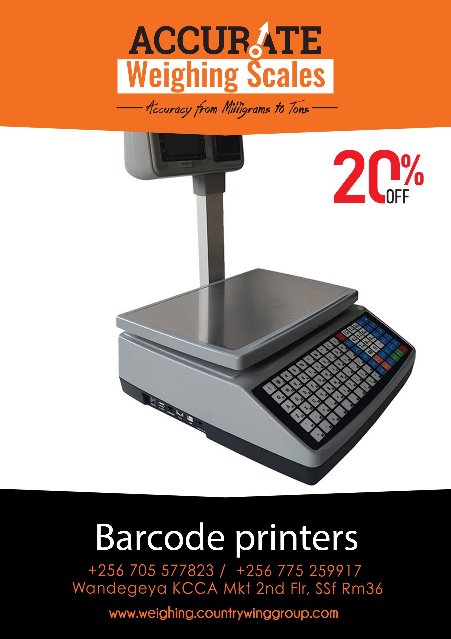 barcode printer scale 