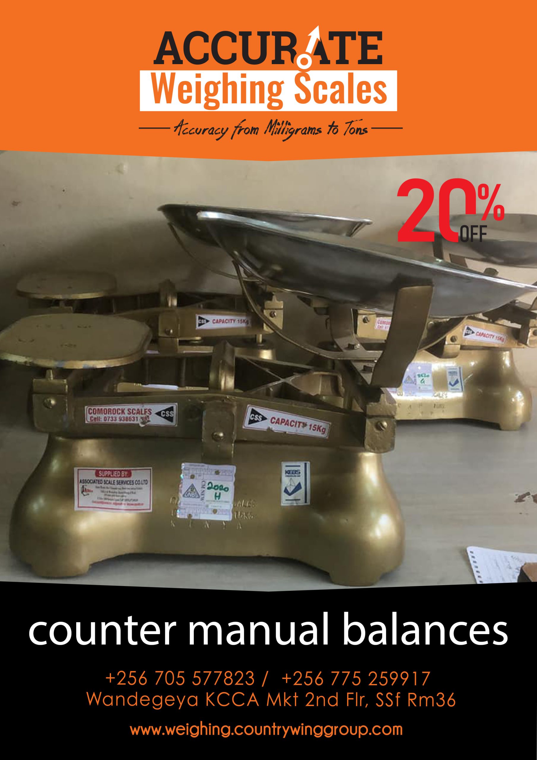 counter manual weight scale 
