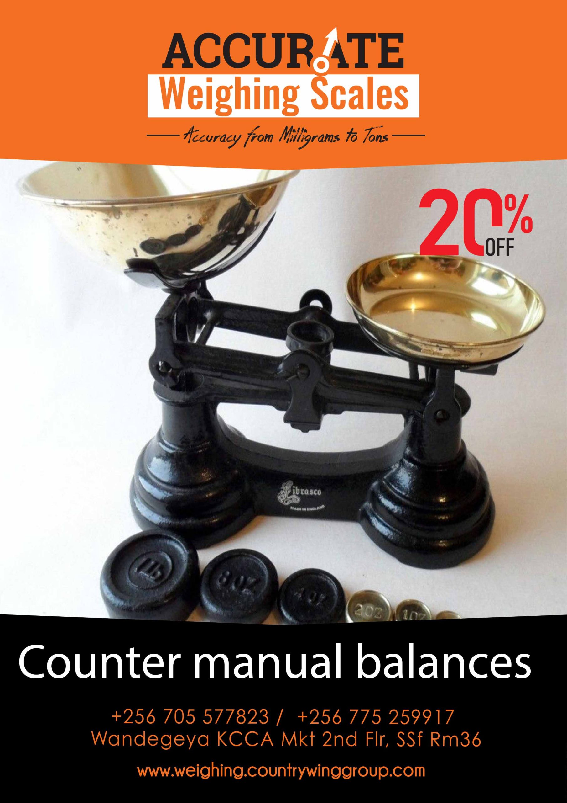 counter manual weighing scale 