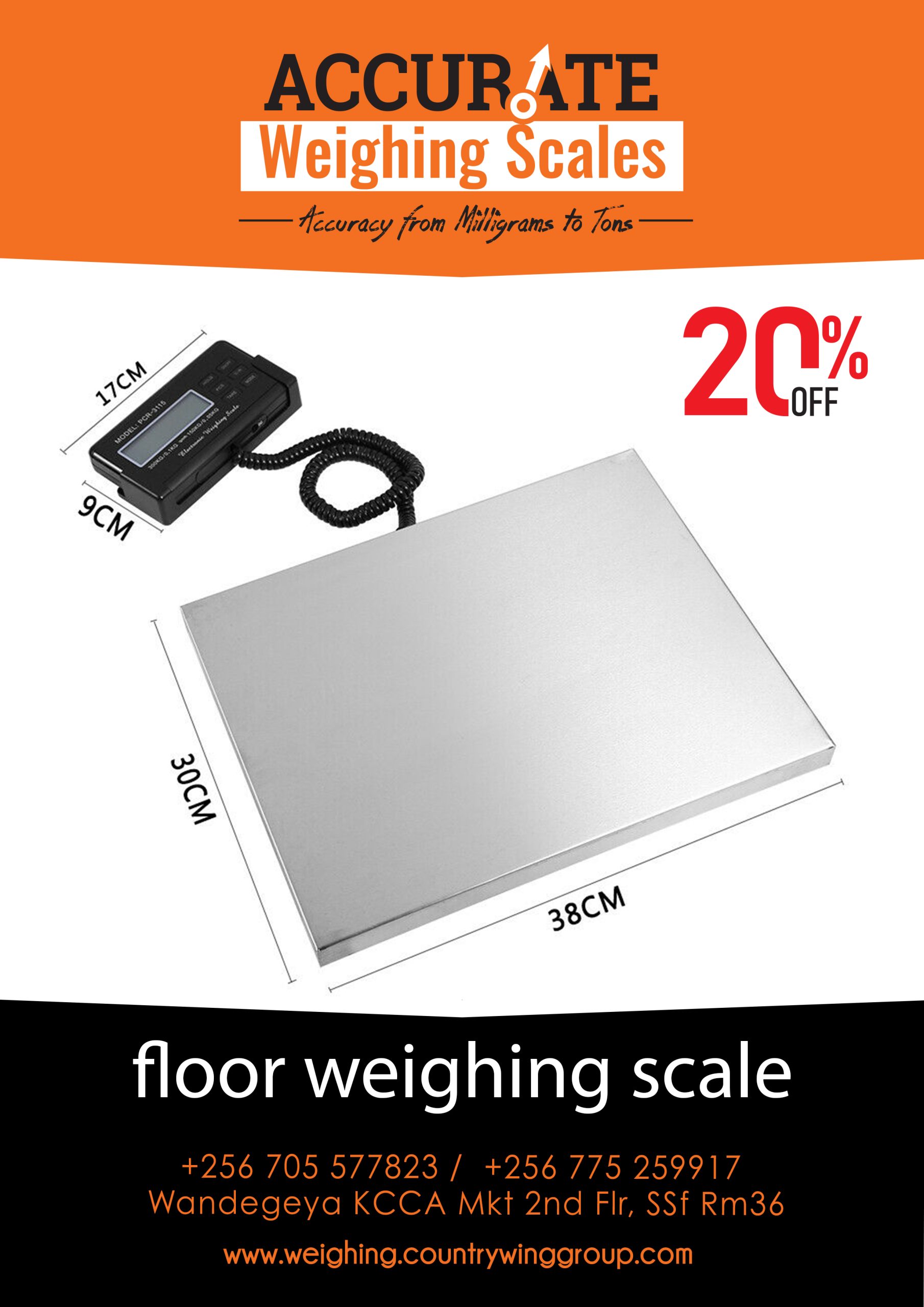 industrial floor weighing scales 