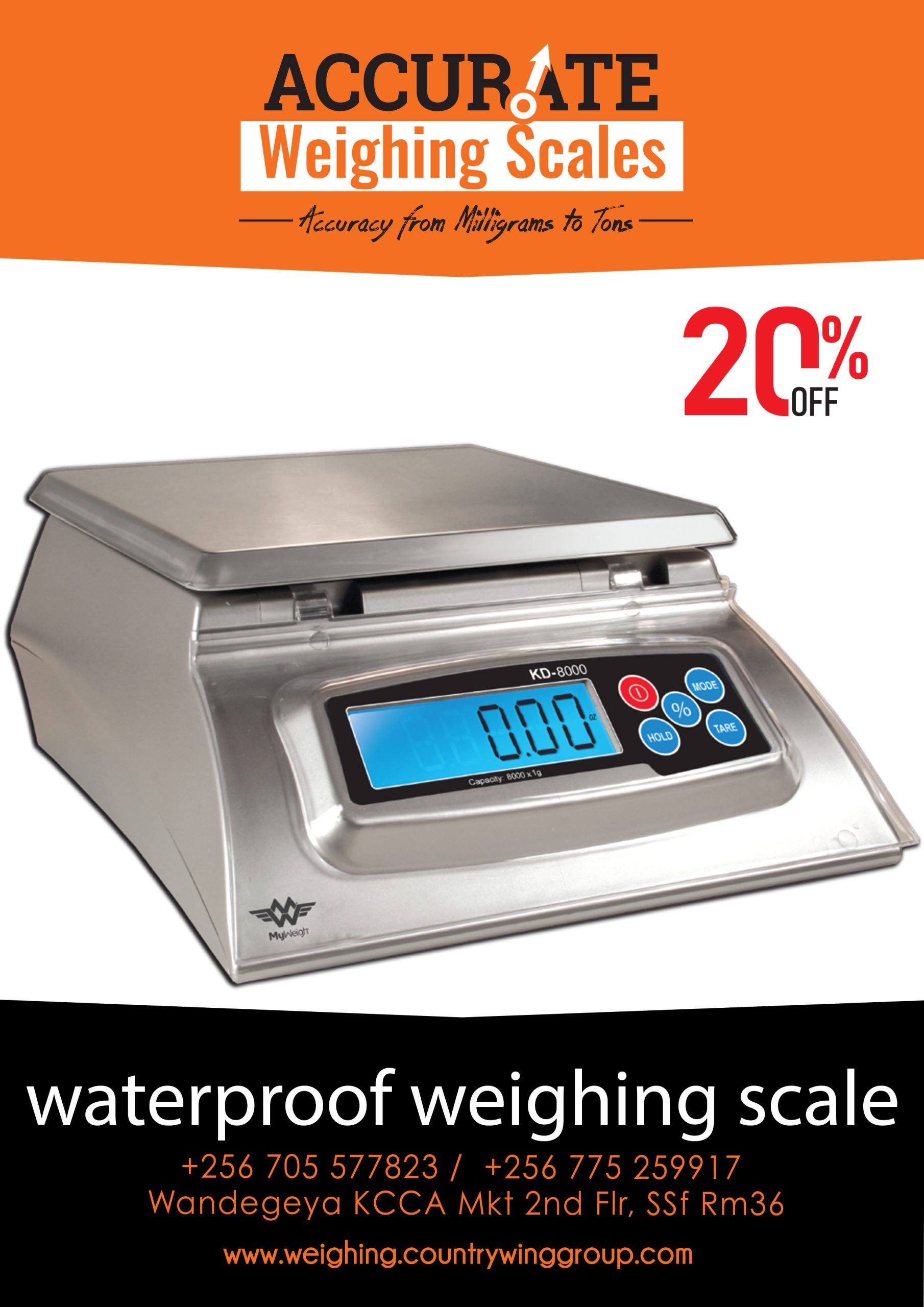 waterproof weighing scale 
