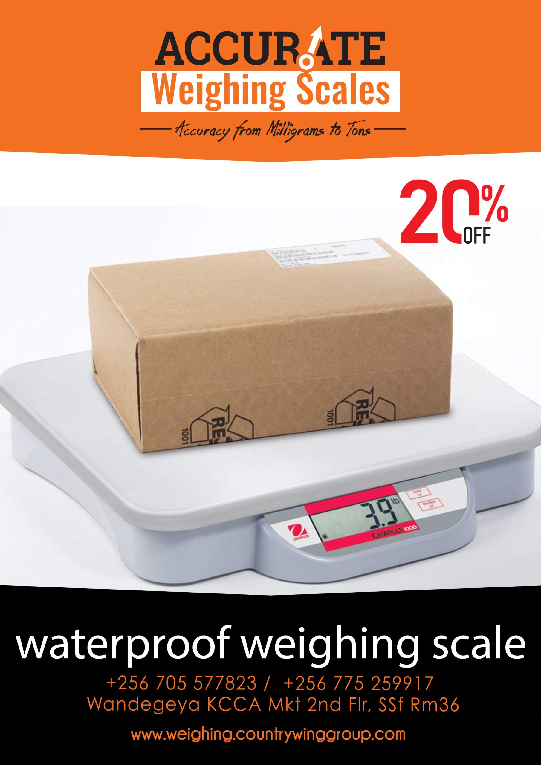 waterproof weighing scale 