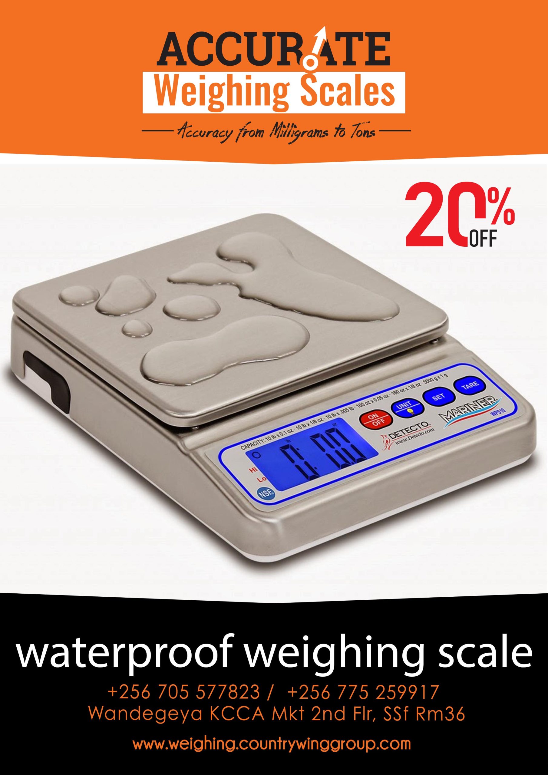 Waterproof scales