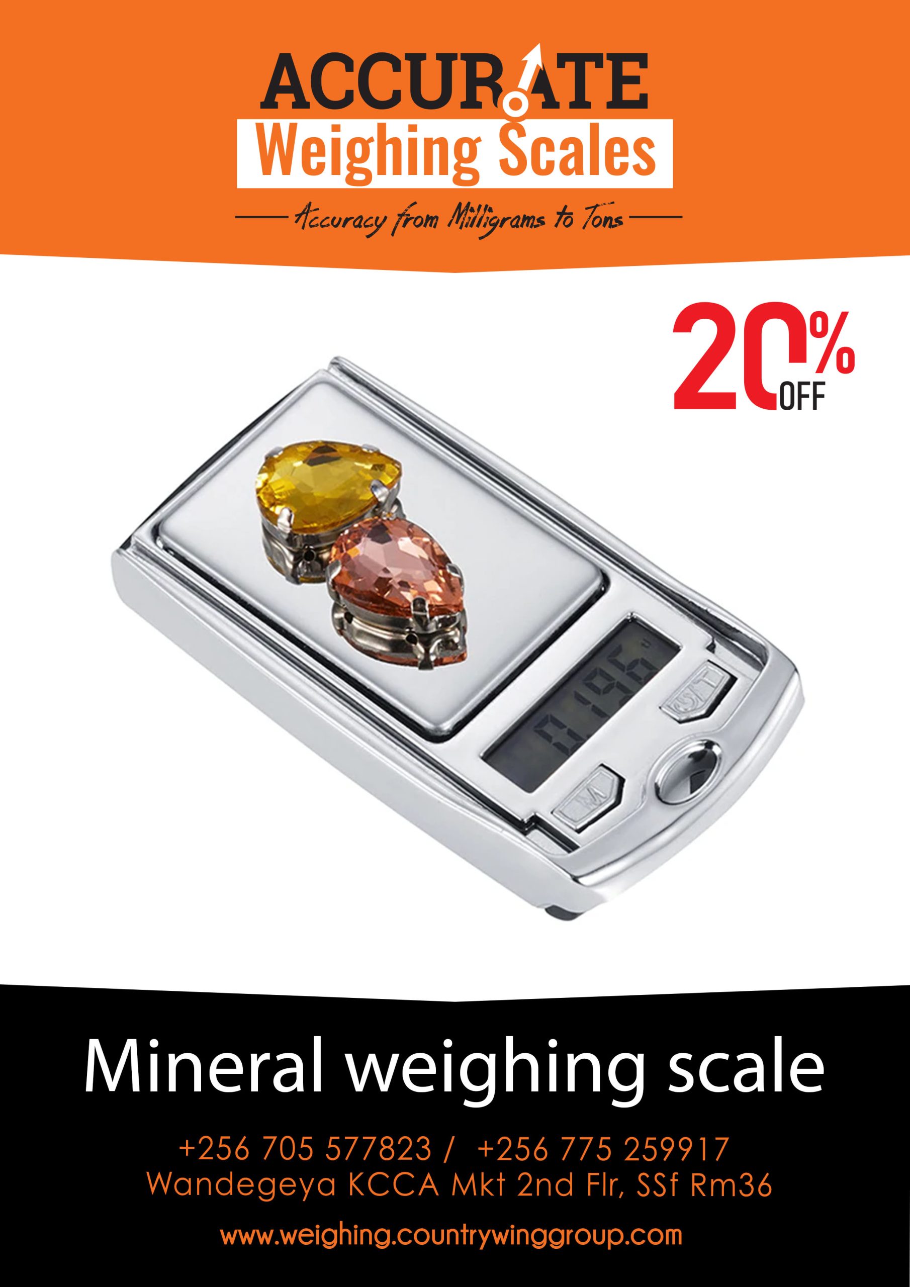 mineral weighing scale