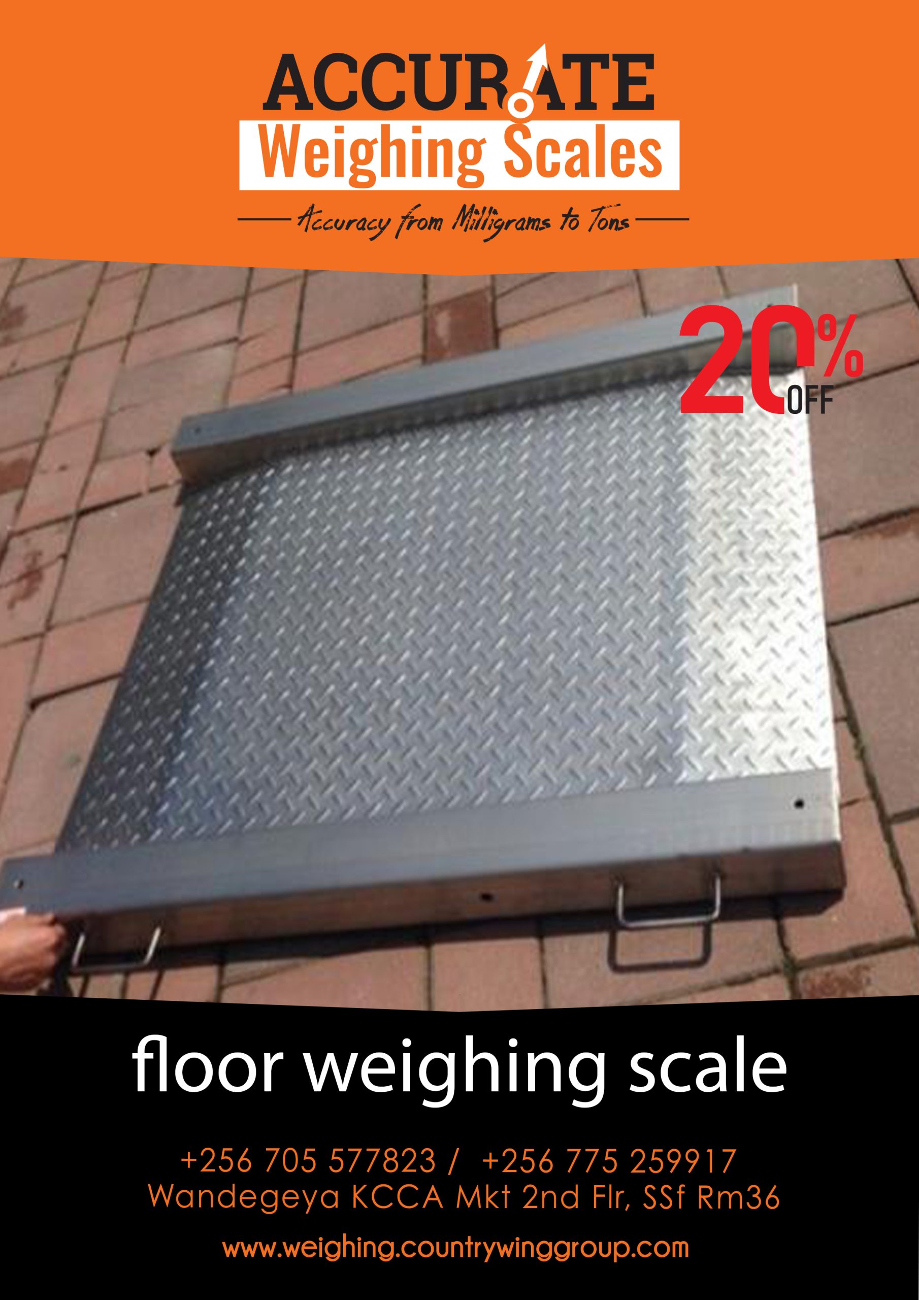 industrial floor weighing scales 