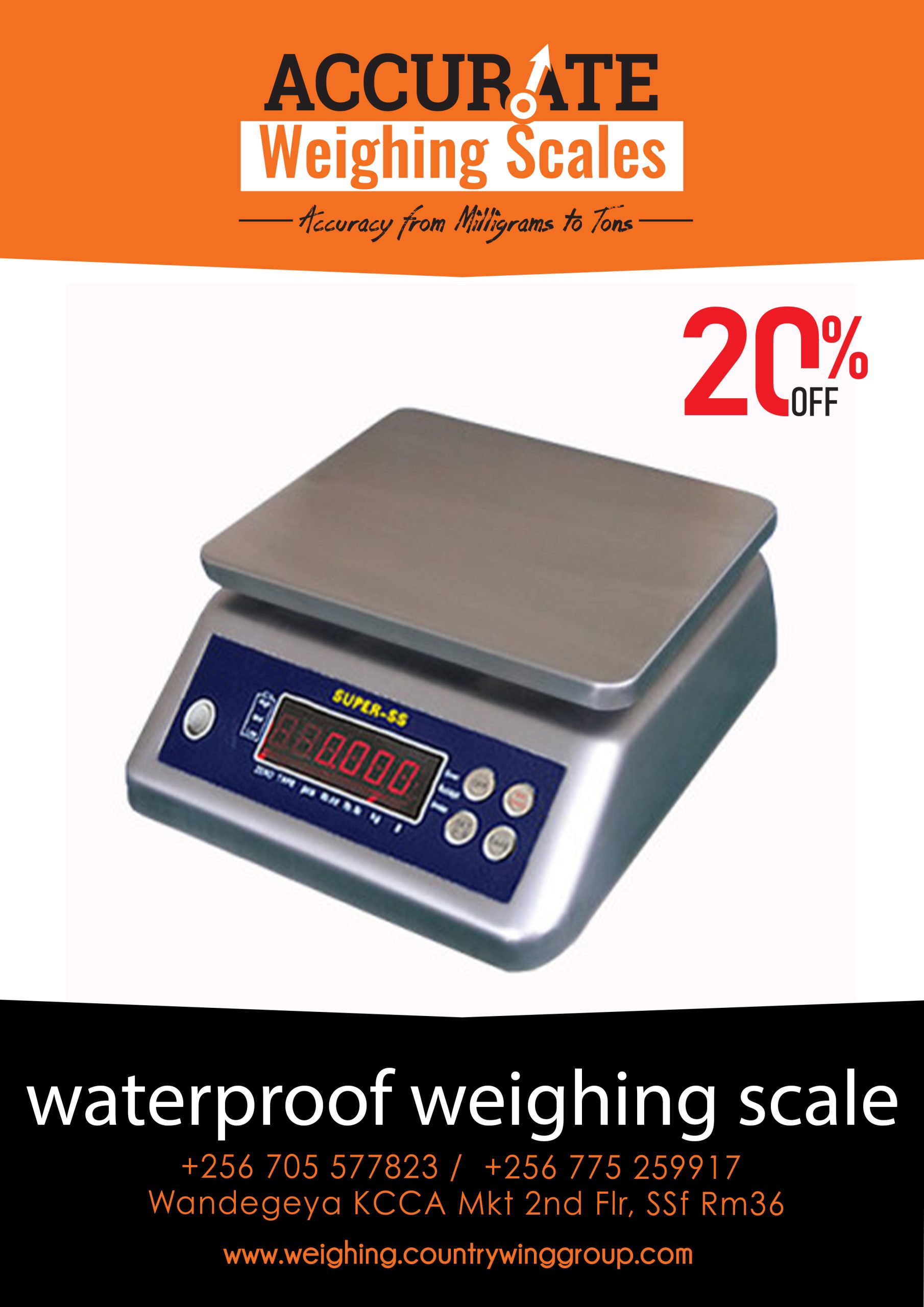 waterproof weighing scale 