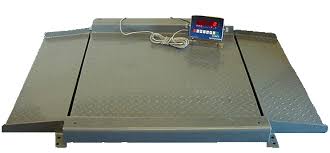 Highly accurate floor weighing equipment